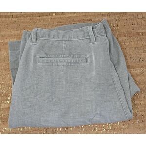 Tommy Bahama Shorts Mens ‎ 36 Gray Silk Blend Flat Front Slash Pocket Chino